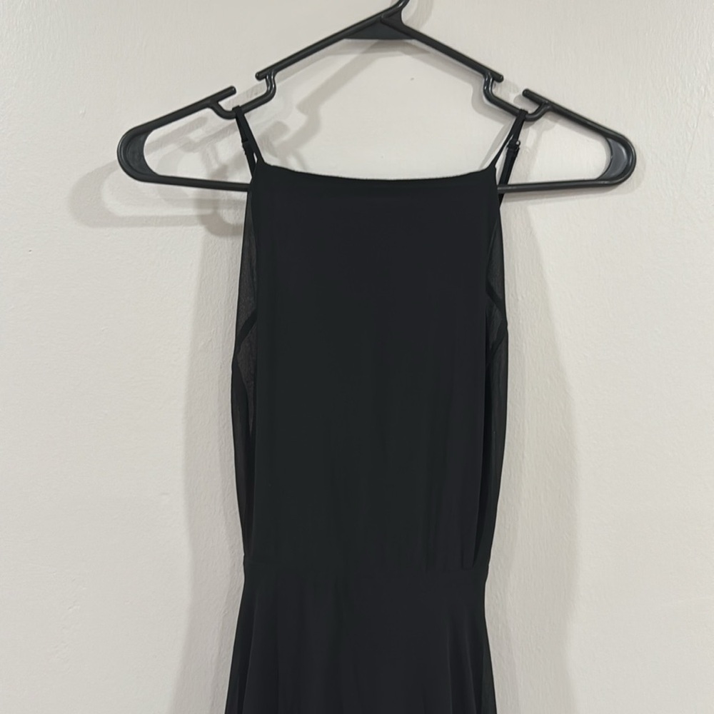 Lulu’s black maxi formal fit and flare dress - Picture 3 of 7